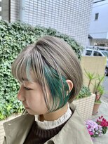 ヘアーアンドメイク ブロッサム 志木南口店(HAIR&MAKE Blossom) リーフグリーンカラー
