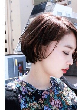 リノナ(Linona) 大人女子朝ラク耳掛けショート☆スモークアッシュLinona /林直徳