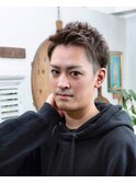 ダークアッシュワイルドツーブロック<SHOW the Barber>