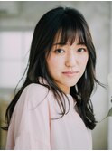 暗髪ナチュラルロングスタイル☆【小岩】