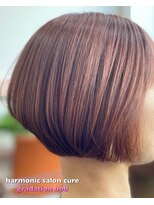 ハーモニックサロン キュア(harmonic salon Cure)&nbsp;グラデーションボブ/ベビーピンク/福山市