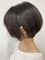 ヘッズ 本八幡店(HEADS)&nbsp;大人ショートボブ　くすみブルー　縮毛矯正　韓国マッシュ