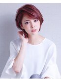 【小鳥居】シルキーベージュ大人可愛いボブショート前上がりボブ
