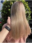 【INCE HAIR】 ブロンドベージュ×ダブルカラー