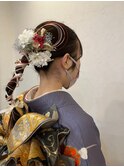 キチッと一束 成人式ヘア