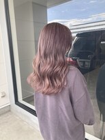 ナンバー(number+)&nbsp;透明感抜群♪ダブルカラーブリーチハイトーンピンクブラウン