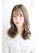 ラクシア(LUXIA)&nbsp;シースルーバングのウェットカール