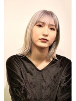 ヘアークルーズピース (hair cruise Piece)&nbsp;ホワイト系カラーボブ