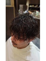 メンズアートヘアー ブーム(MEN'S ART HAIR BOOM) セットのいらない波巻きパーマ