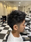 大人のアイロンパーマ