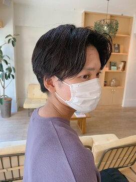 モーブ 代官山(mauve) 天然癖を活かすセンターパート