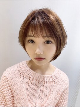 ルーカ 恵比寿(LU-CA) 20代30代40代50代 小顔丸みひし形ショート　【LU-CA恵比寿】