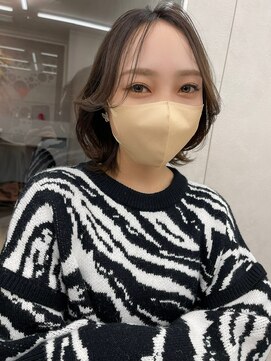 ロンド マーレ 天神大名店(Lond mare) 愛され韓国ヘア 韓国風レイヤースタイル 大人モテ透明感カラー
