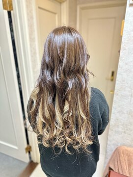 美容室 ティンカーベル 韓国風ヘア