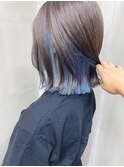 ボブ×インナーブルー