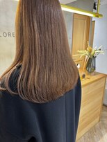 ローレンジウ(LOREN JU)&nbsp;透明感髪質改善ベージュダブルカラーミルクティーグレージュ