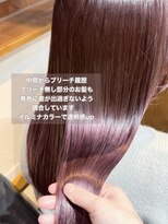 ロックス バイ マグ 松本(rocks BY MAG)&nbsp;透明感抜群♪ダブルカラーブリーチハイトーンピンクパープル