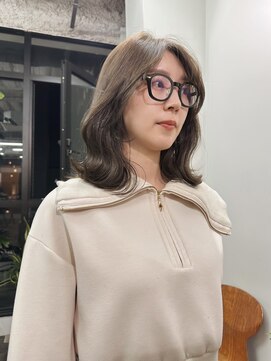 ニール シトロン 名古屋 伏見 丸の内(NEELU citron) 【Neelu_misa】ブリーチなしで作るオリーブグレージュ