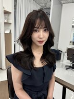ハピネス 梅田茶屋町店(HAPPINESS)&nbsp;ミディアムレイヤー/韓国ヘア/髪質改善/顔まわり/ブリーチなし