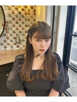 ディーボーイ 下通本店(D-BOY)&nbsp;ロング×オリーブベージュ 20代ロングヘア