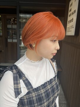 カフェアンドヘアサロン リバーブ(cafe&hair salon re:verb) orange bob☆