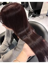 ノット 表参道青山(knot) ブリーチなし♪ワインレッド