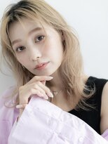 マカロン 白河中山店(MACARON) イメチェン/ホワイトブロンド/外ハネボブ/美髪/白河20