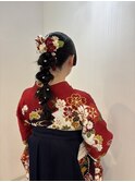 卒業式ヘア