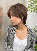 【GEEKS渋谷】くびれショート/ショートヘア／ブリーチ／ブラウン