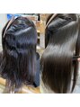 ニコ ヘアリラクゼーション(Nico hair relaxation)&nbsp;根元の強い癖もしっかりと綺麗に伸ばします！！
