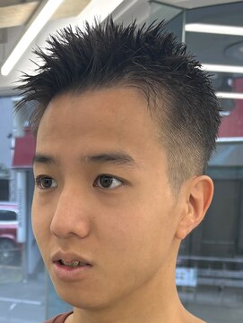 ウィル バイ ブラウン(Vir by Brown) メンズスパイキーショート/メンズカット/ブルーブラック