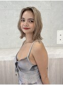 ボブ　ブロンドヘア