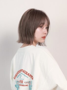 ガーデン 渋谷(GARDEN) 小顔大人ボブ暗めカラーミディアムデザインカラー