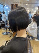 サンドレオ 新宿店(sand Leo)&nbsp;顔周りカット/縮毛矯正/ダークブラウン/コーラルピンク