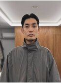 くせ毛を活かしたアップバングスタイル