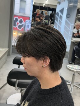 オーバル バイ アピッシュ(OVARL by apish) パーマ落とし毛流れストレート縮毛矯正