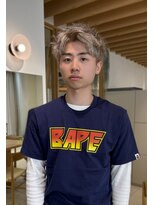 トーチ(torch)&nbsp;スパイキーショート×ブロンドベージュ×ハイトーン