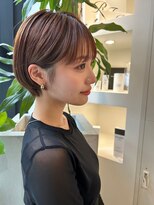 ジーナ 浦和(Zina)&nbsp;髪質改善＊似合わせショートバーガンディ＊美髪【Zina浦和】