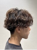 波巻きパーマ
