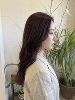 フゥカ 売市店(fuka)&nbsp;ボルドーカラー×ロングレイヤー×レイヤーカット