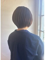 ロアン(roan)&nbsp;〈髪質改善〉丸みショート×ベージュのグラデーションカラー