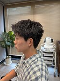 STYLE MENメンズカットスパイキーショート ピンパーマ