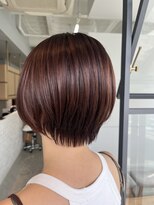 アメ(ame)&nbsp;大人ショート×艶＋透け感ブラウン