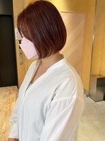 アトレ 福岡大名店(attrait)&nbsp;大人っぽいベージュボブ×トリートメントで艶のある仕上がり