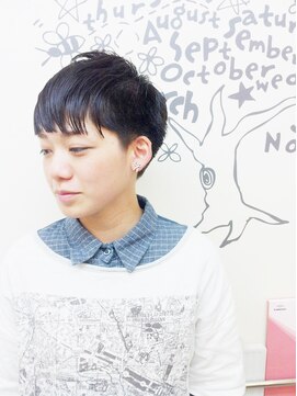 コンパス(COMPASS) ブルーブラックミニマムショート