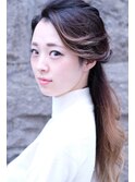 【Verite 】２０１８秋バレイヤージュ☆ハーフアップ