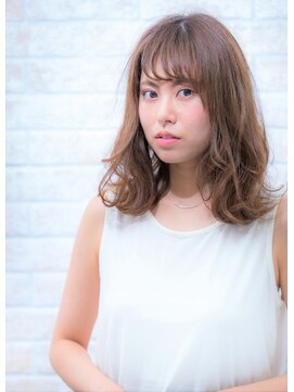 ソア 武蔵小杉(SOAR) 無造作黒髪伸ばしかけラフヴェールウェーブの小顔フェザーロング