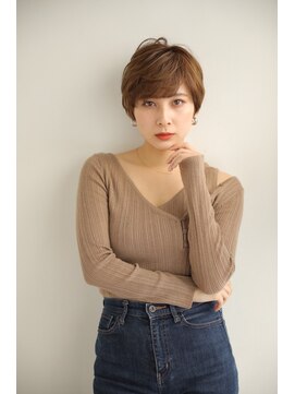 ミル(MILE.) 大人かわいいハンサムショート/フェザーバング