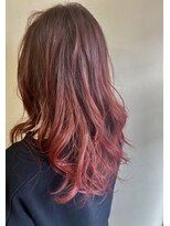リミットヘアー 大在店(Remit hair) pink color