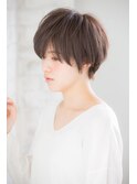 小顔ひし形ワンサイドショートjoemi新宿 花野